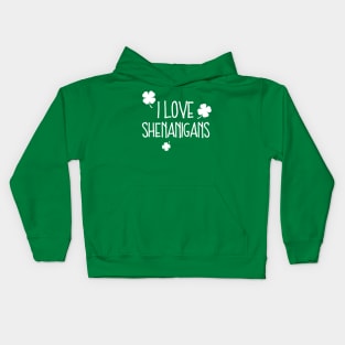 I Love Shenanigans Kids Hoodie